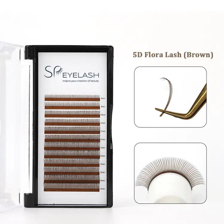5d Flora Lashes Brown