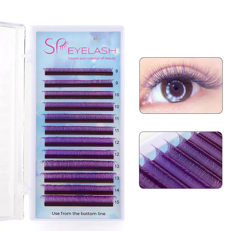 Purple yy lashes