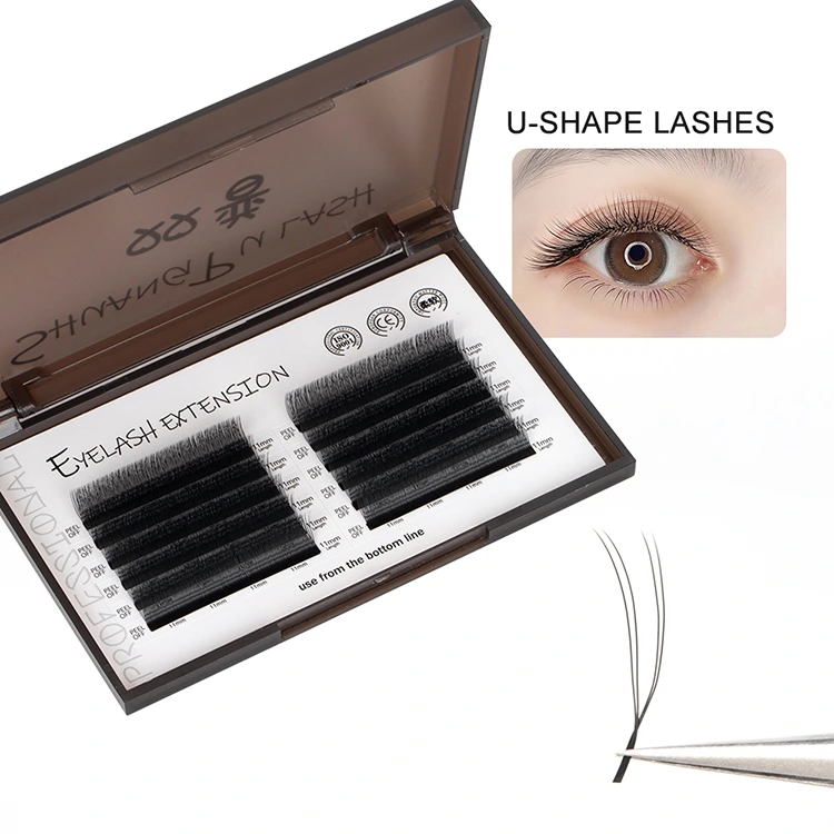 U hugis eyelash extension