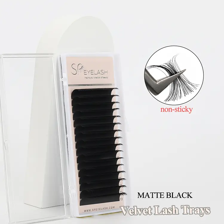 Velvet mink lashes trays
